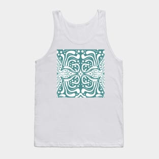 Whimsical sea seamless pattern. Ethnical hand-drawn illustration. Tank Top